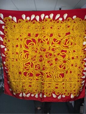 CHANEL SILK SCARF